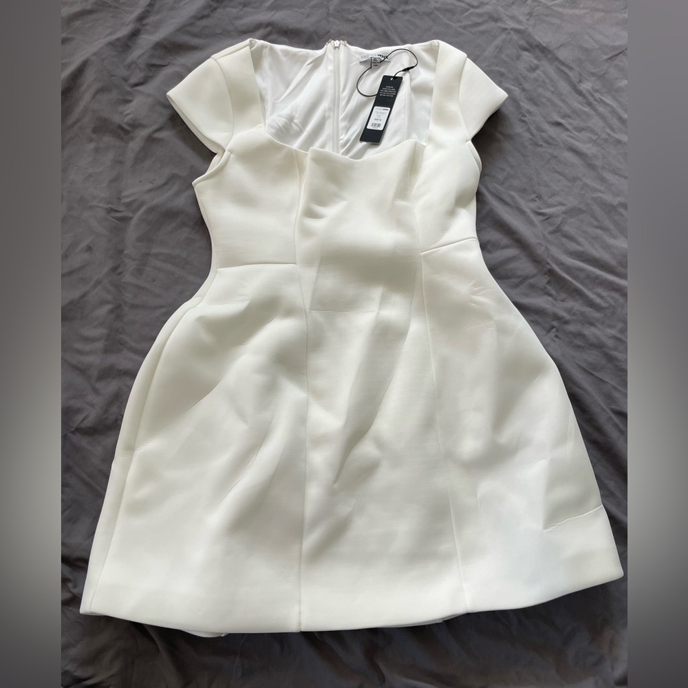 Fashion Nova Cream Mini Dress
